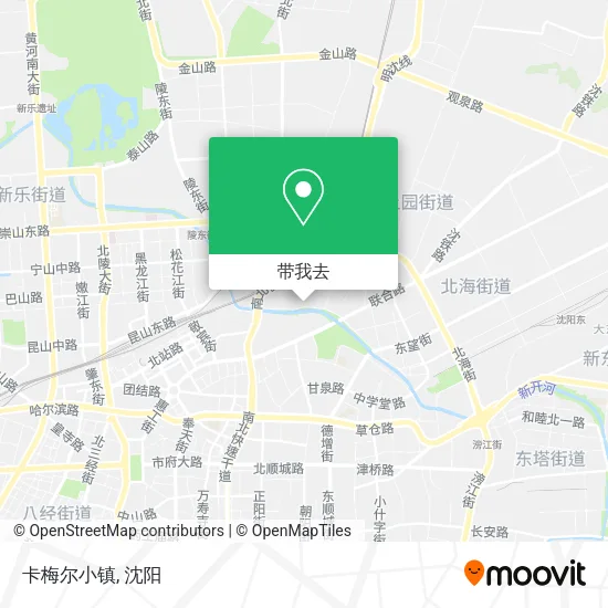 卡梅尔小镇地图
