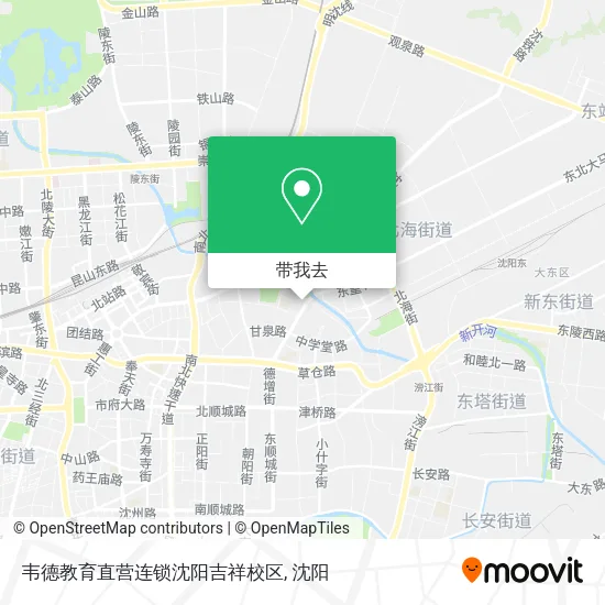 韦德教育直营连锁沈阳吉祥校区地图