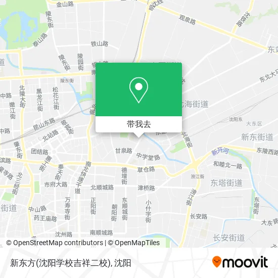 新东方(沈阳学校吉祥二校)地图