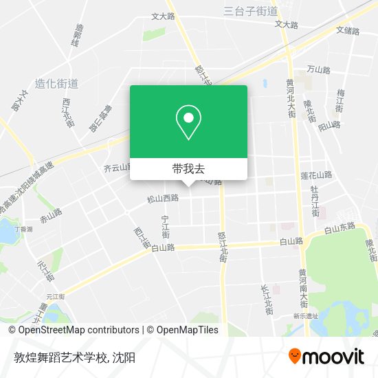 敦煌舞蹈艺术学校地图