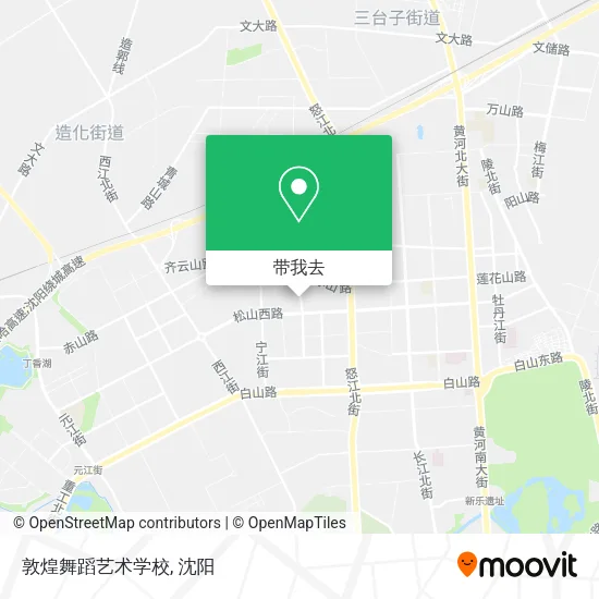 敦煌舞蹈艺术学校地图