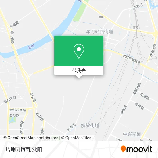 蛤蜊刀切面地图