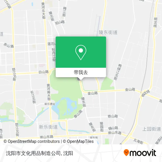 沈阳市文化用品制造公司地图