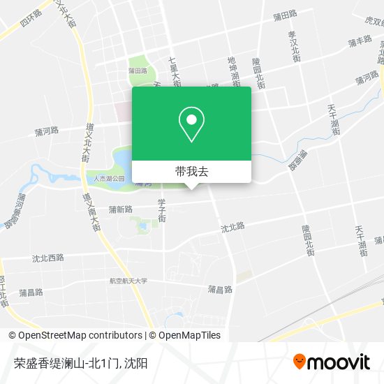 荣盛香缇澜山-北1门地图