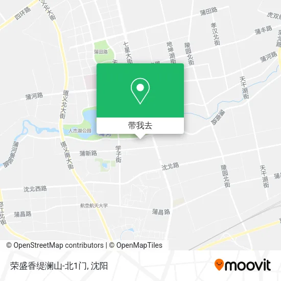 荣盛香缇澜山-北1门地图