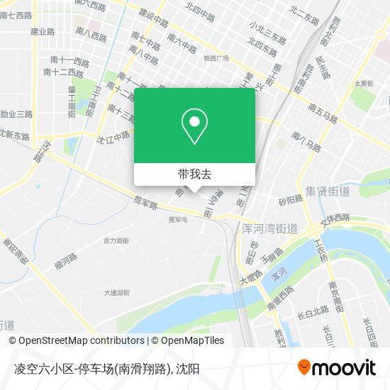 凌空六小区-停车场(南滑翔路)地图