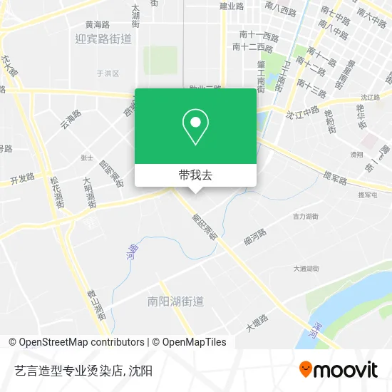 艺言造型专业烫染店地图