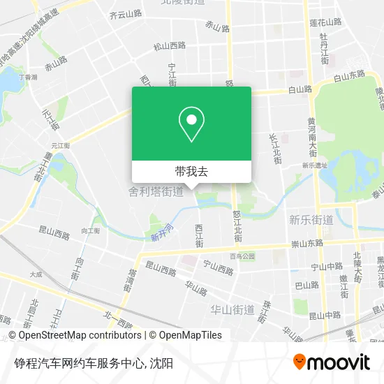 铮程汽车网约车服务中心地图