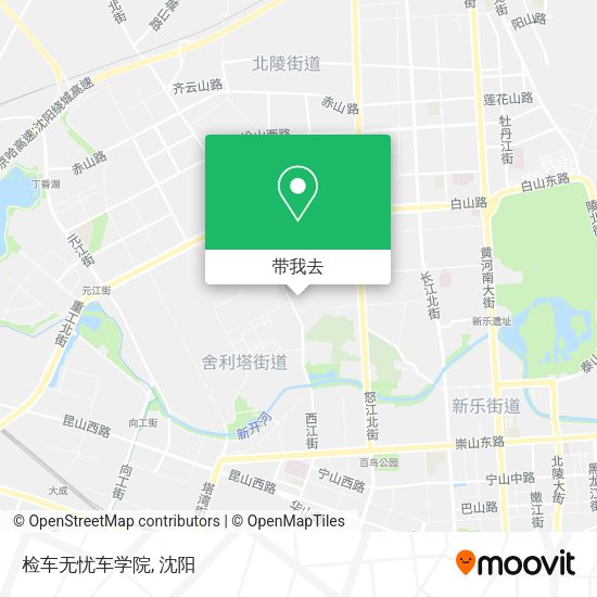检车无忧车学院地图