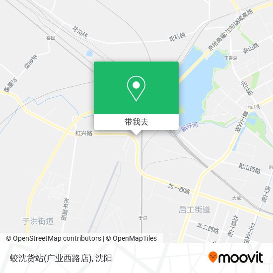 蛟沈货站(广业西路店)地图