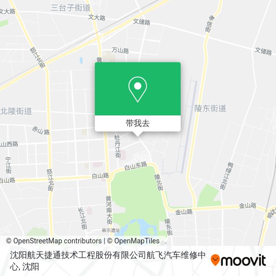 沈阳航天捷通技术工程股份有限公司航飞汽车维修中心地图
