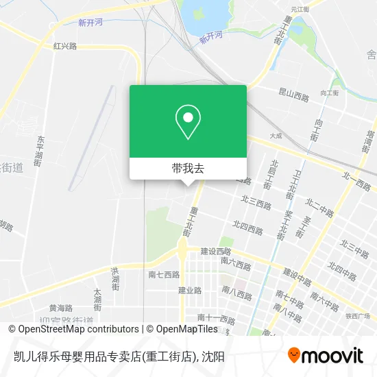 凯儿得乐母婴用品专卖店(重工街店)地图