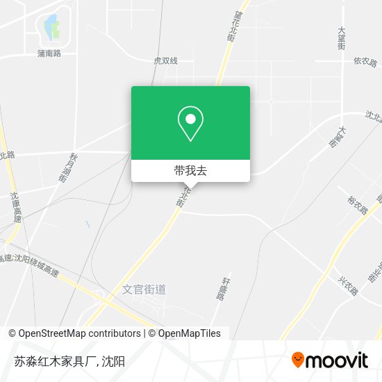 苏淼红木家具厂地图