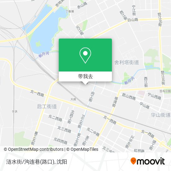 涟水街/沟连巷(路口)地图