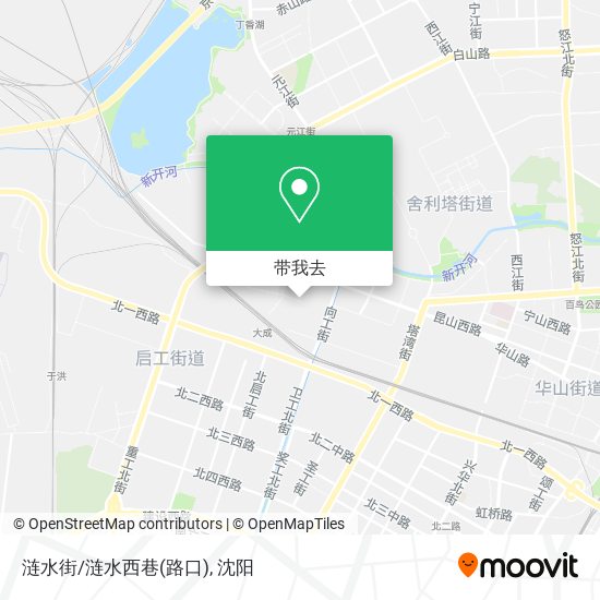 涟水街/涟水西巷(路口)地图
