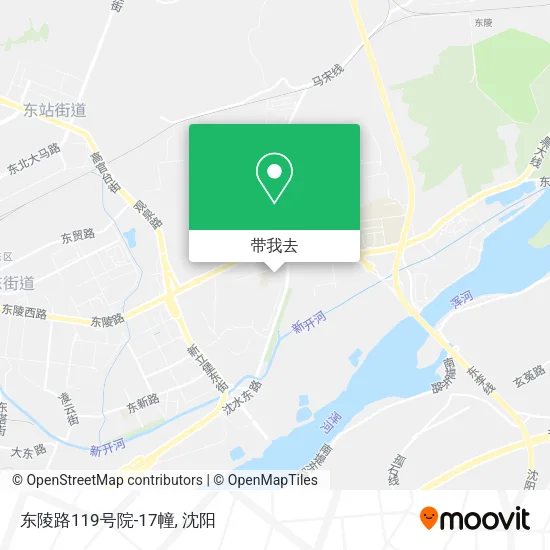 东陵路119号院-17幢地图