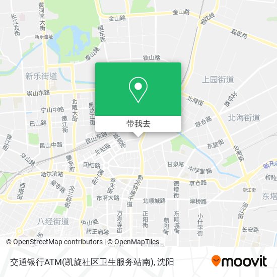 交通银行ATM(凯旋社区卫生服务站南)地图