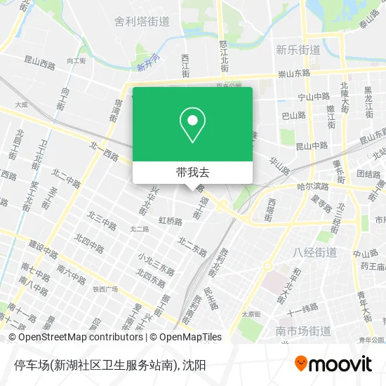 停车场(新湖社区卫生服务站南)地图