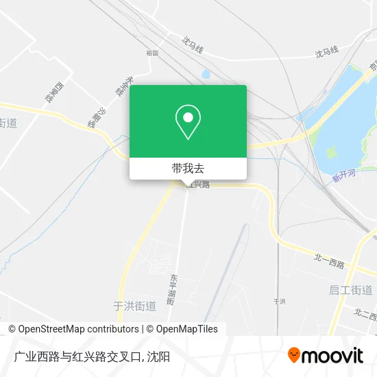 广业西路与红兴路交叉口地图