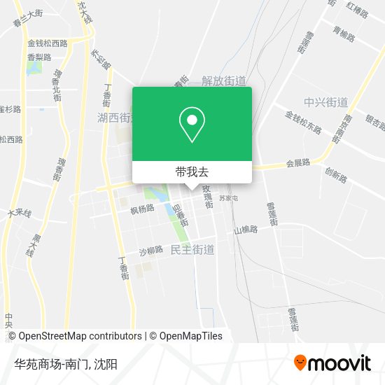 华苑商场-南门地图