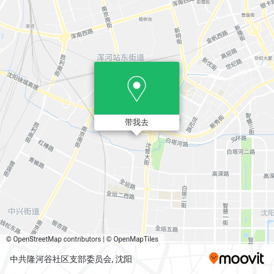 中共隆河谷社区支部委员会地图