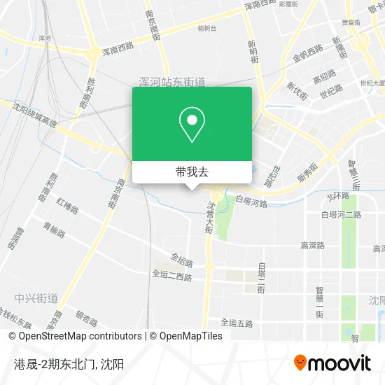 港晟-2期东北门地图