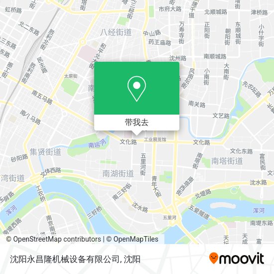 沈阳永昌隆机械设备有限公司地图