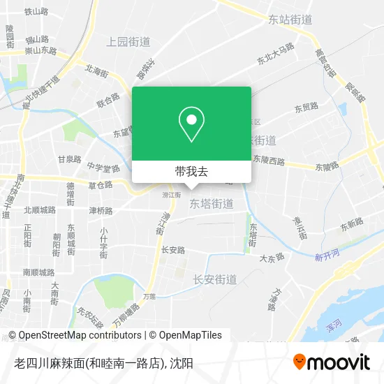 老四川麻辣面(和睦南一路店)地图