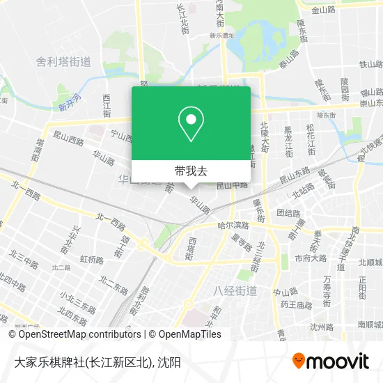 大家乐棋牌社(长江新区北)地图