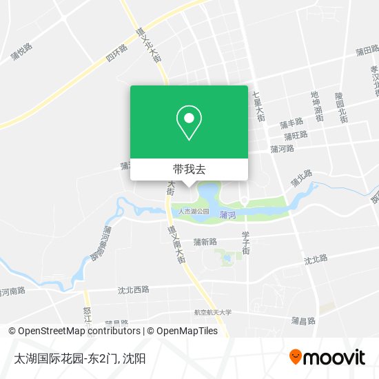太湖国际花园-东2门地图