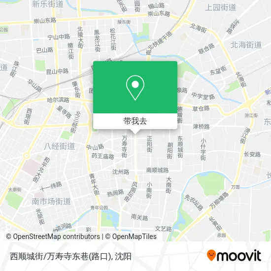 西顺城街/万寿寺东巷(路口)地图