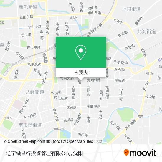 辽宁融昌行投资管理有限公司地图