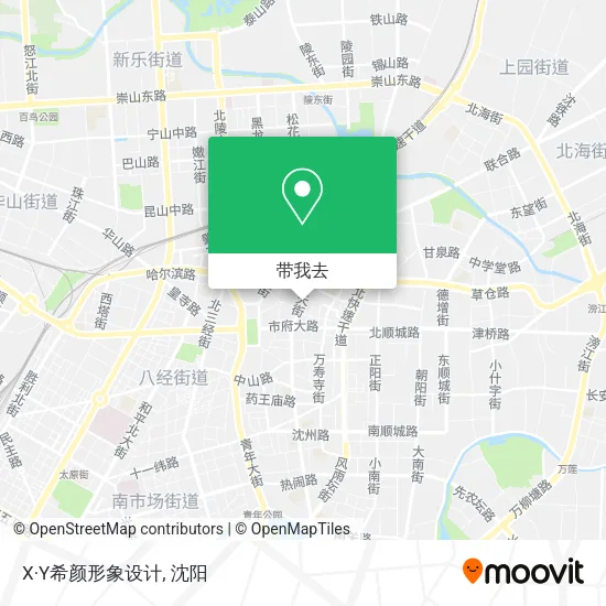 X·Y希颜形象设计地图