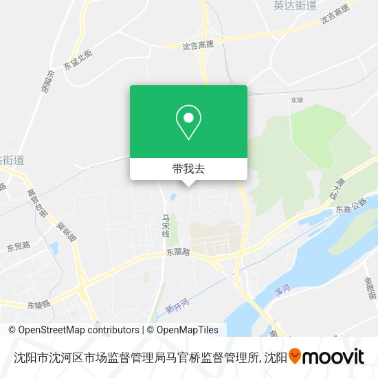 沈阳市沈河区市场监督管理局马官桥监督管理所地图
