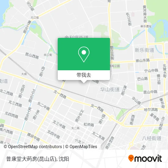 普康堂大药房(昆山店)地图