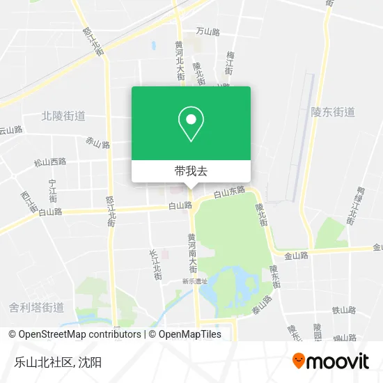 乐山北社区地图