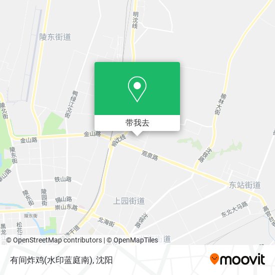 有间炸鸡(水印蓝庭南)地图