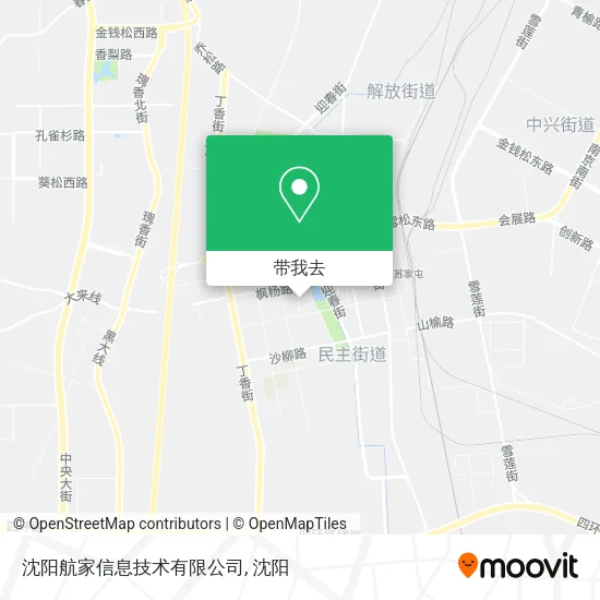 沈阳航家信息技术有限公司地图