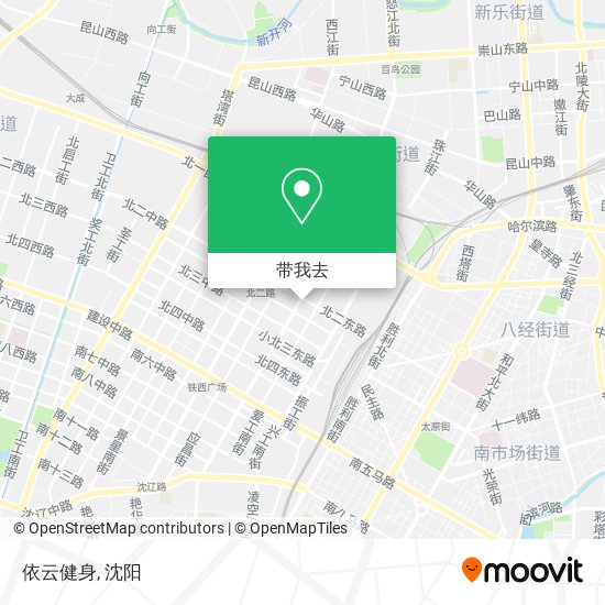 依云健身地图