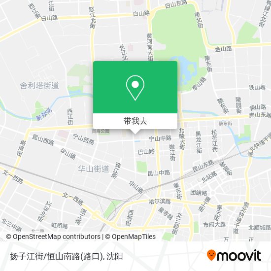 扬子江街/恒山南路(路口)地图