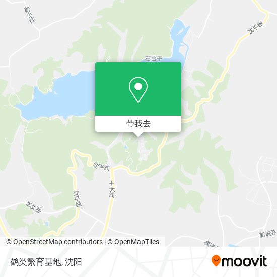 鹤类繁育基地地图