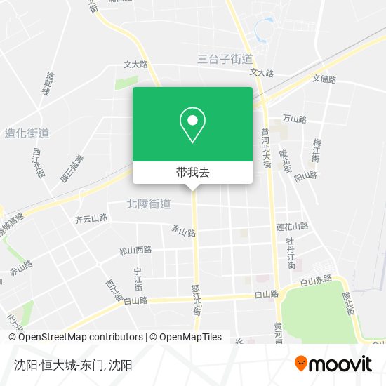 沈阳·恒大城-东门地图