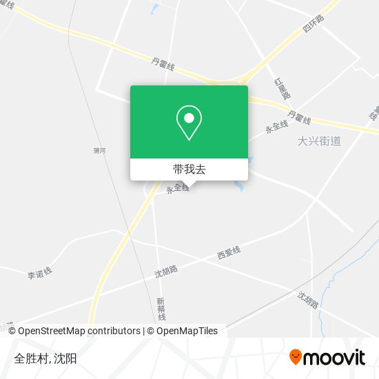 全胜村地图