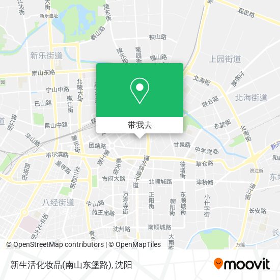 新生活化妆品(南山东堡路)地图