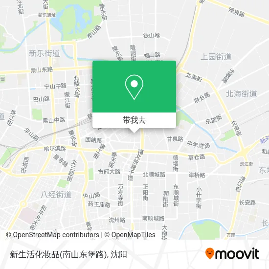 新生活化妆品(南山东堡路)地图
