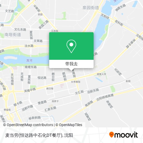 麦当劳(恒达路中石化DT餐厅)地图