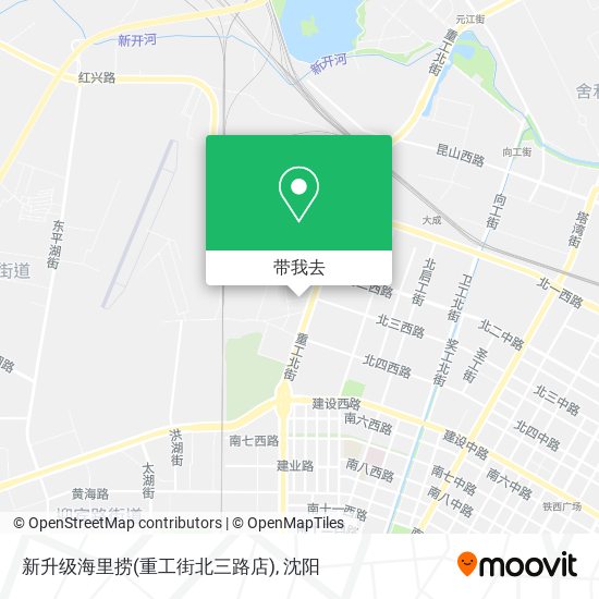新升级海里捞(重工街北三路店)地图