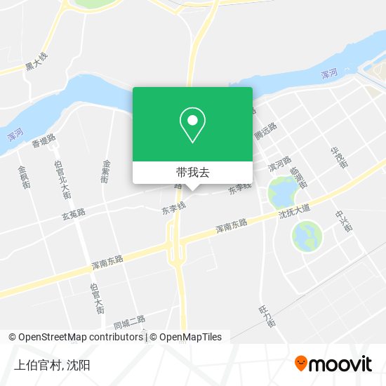 上伯官村地图