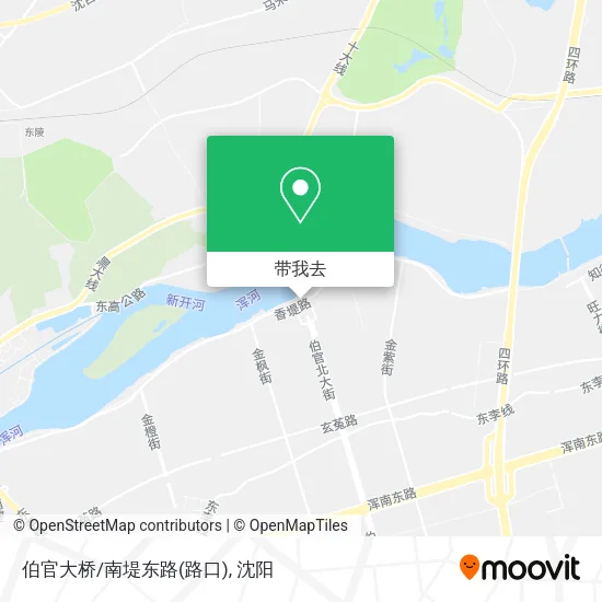 伯官大桥/南堤东路(路口)地图