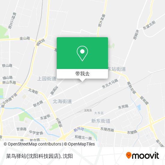 菜鸟驿站(沈阳科技园店)地图